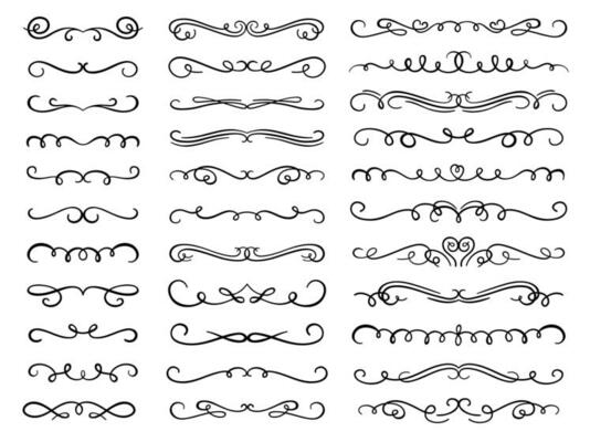 Vintage Flourish Vector Art, Icons, and Graphics for Free Download
