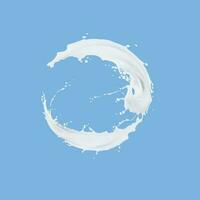 wavy splash clip art isolated on blue background. twisted liquid shape, water splash photo