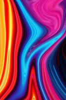 colorful abstract luxury spiral texture and liquid acrylic pattern paint on background. Free Photos