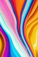 colorful abstract luxury spiral texture and liquid acrylic pattern paint on background. Free Photos