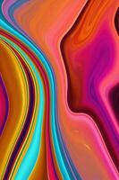 colorful abstract luxury spiral texture and liquid acrylic pattern paint on background. Free Photos