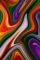 colorful abstract luxury spiral texture and liquid acrylic pattern paint on background. Free Photos