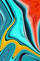 colorful abstract luxury spiral texture and liquid acrylic pattern paint on background. Free Photos