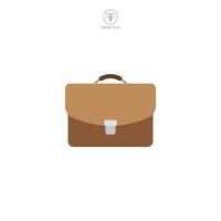 Briefcase icon. A professional and sleek vector illustration of a briefcase, representing business, professionalism, and organization.
