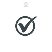 Check Mark icon. A simple yet powerful vector illustration of a check mark, symbolizing completion, success, and accomplishment.