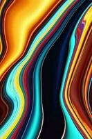 colorful abstract luxury spiral texture and liquid acrylic pattern paint on background. Free Photos