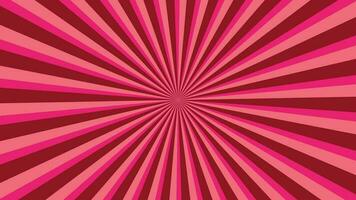 abstract pink and red sunburst pattern background for modern graphic design element. shining ray cartoon with colorful for website banner wallpaper and poster card decoration vector