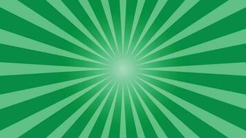 green sunburst background for graphic design element vector