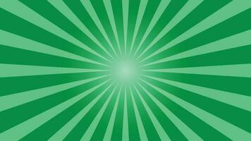 green sunburst background for graphic design element vector