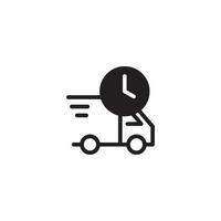 delivery of online shopping orders icon vector