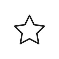 star rating icon vector