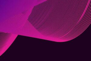 wave background line with color pik and purple. vector