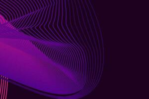 wave background line with color pik and purple. vector