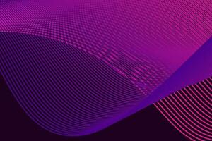 wave background line with color pik and purple. vector