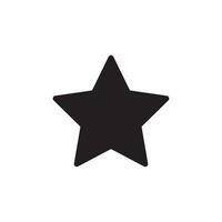 estrella clasificación icono vector