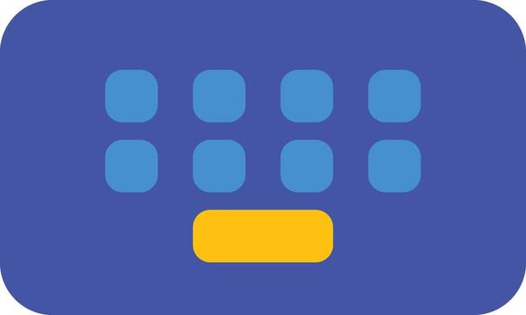 app desktop keyboard vector