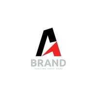 Initial based clean and minimal Logo A letter creative fonts monogram icon Marketing concept vector