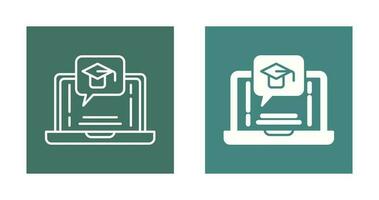 E Learning Vector Icon