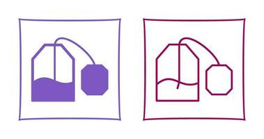 Tea Bag Vector Icon