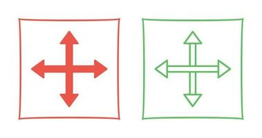 Unique Move Vector Icon