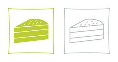 Cake Slice Vector Icon