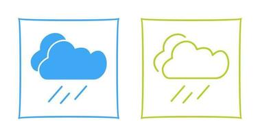 Rain Vector Icon