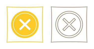 Do Not Cross Vector Icon