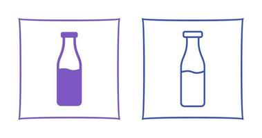 Milk Bottle Vector Icon