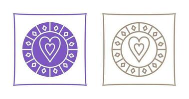 Heart Chip Vector Icon