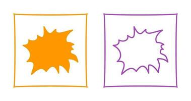 Unique Explosion Vector Icon