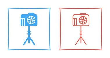 Unique Camera Stand Vector Icon