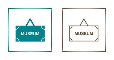 Museum Tag Vector Icon