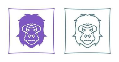 Gorilla Vector Icon