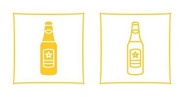 Beer Bottle Vector Icon