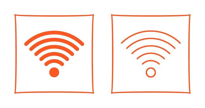 Signal on User Vector Icon