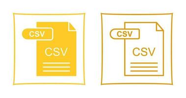 CSV Vector Icon