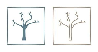 Tree with no Leaves Vector Icon