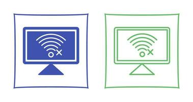 Disconnected Network Vector Icon