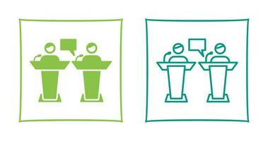 Debate Vector Icon