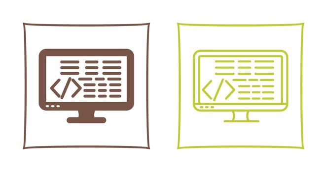 Coding Vector Icon