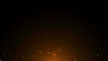 Fire Particles Effect background. Floating Flame Particles Overlay motion. video