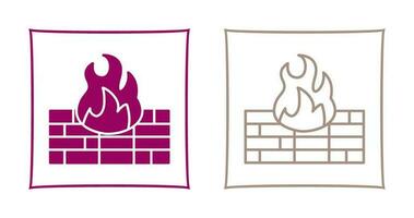 Firewall Vector Icon