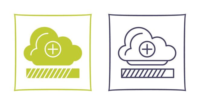 icono de vector de carga