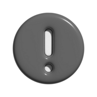 warning icon 3d png