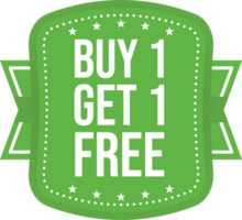 Buy one get one free. Sale badge with green and white colors. Mega sale badge design. Green and white sales badges. png