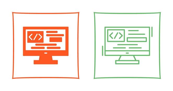 Coding Vector Icon