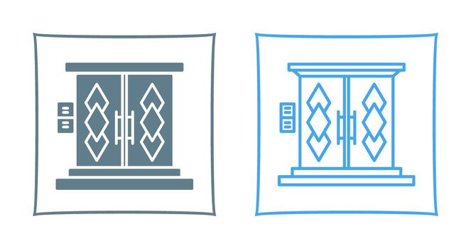 icono de vector de puerta