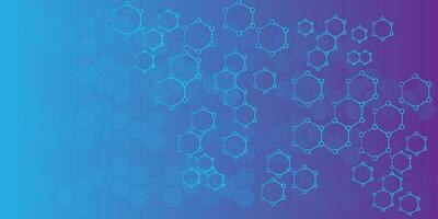 HUD Hexagon futuristic background vector for technology and finance concept and education for future