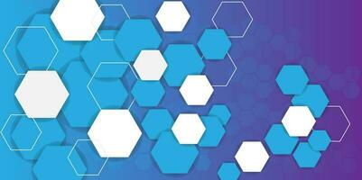 HUD Hexagon futuristic background vector for technology and finance concept and education for future