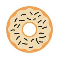 delicioso anillo rosquillas dibujos animados ilustración vector ilustraciones para tu trabajo logo, mercancías camiseta, pegatinas y etiqueta diseños, póster, saludo tarjetas publicidad negocio empresa o marcas